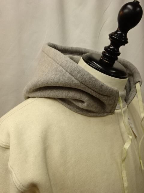 クッシュマン 26349 TWO TONE SWEAT PARKA（2トーン） CREAM/MIX