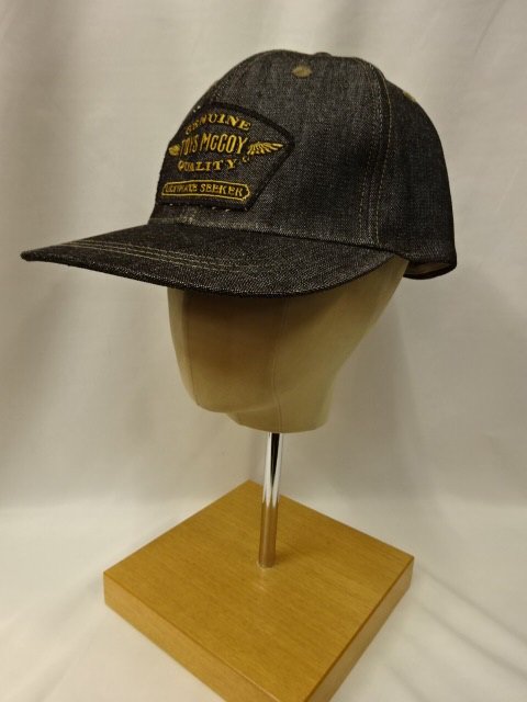 トイズマッコイ　BLACK DENIM CAP　