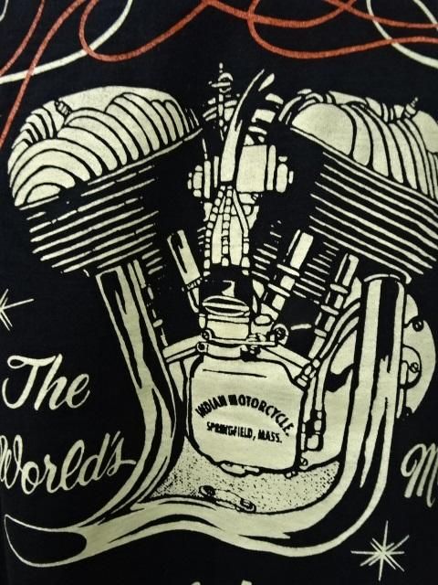 TOYO Indian motorcycle ダッフルコート インディアンモーターサイクル 半袖プリントTシャツ ”Indian