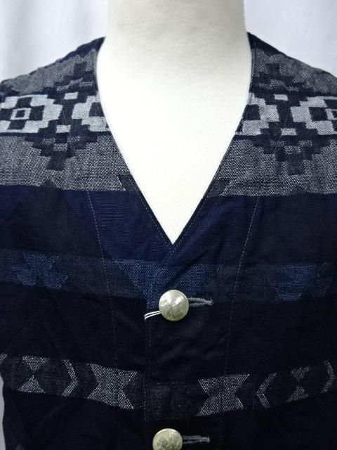 シュガーケーン NATIVE AMERICAN COTTON JACQUARD VEST SC15502 シュガーケーン NATIVE AMERICAN COTTON JACQUARD VEST SC15502