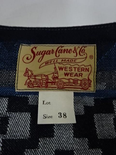 シュガーケーン NATIVE AMERICAN COTTON JACQUARD VEST SC15502