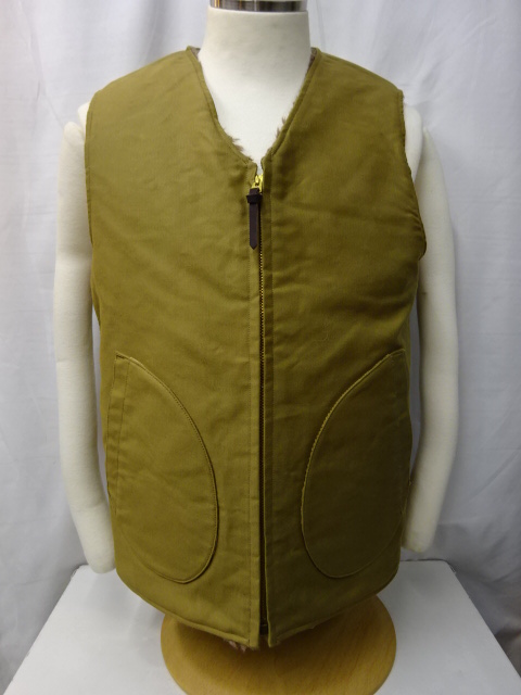 バズリクソンズ VEST, DECK(REVERSIVLE) DEMOTEX-ED BR15582-135 KHAKI ベスト アルパカ デッキベスト - ザ ホワイツ ウルフ|広島県広島市 アメカジショップ THE WHITE'S WOLF バズリクソンズ VEST, DECK(REVERSIVLE) DEMOTEX-ED BR15582-135 KHAKI ベスト アルパカ デッキベスト - ザ ホワイツ ウルフ|広島県広島市 アメカジショップ THE WHITE'S WOLF