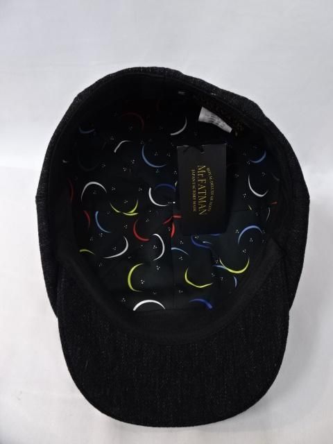 Mr.FATMAN BEAK NEWSBOY CAP SERGE 5243008-000 BLACK - ザ