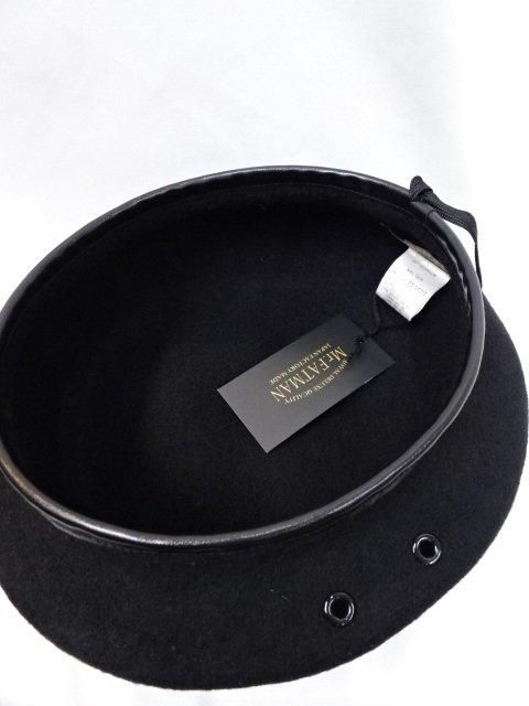 新品【Mr.FATMAN】ファットマン　VINCENT BASQUE ベレー帽 Mr.FATMAN VINCENT BASQUE BERET（ベレー帽） 5243006 BLACK