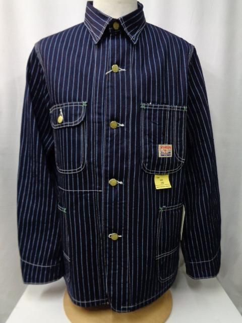 シュガーケーン 9oz. WABASH STRIPE WORK COAT SC15658-421A