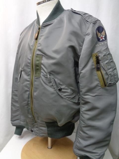 リアルマッコイ　US AIR FORCE l-2b オリーブグリーン トイズマッコイ TYPE L-2B BLUE ANCHOR OVERALL CO.,INC SPEC