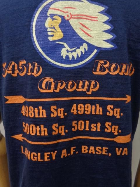 バズリクソンズ SLUB YARN T-SHIRT ”345th BOMB.GROUP” BR79565