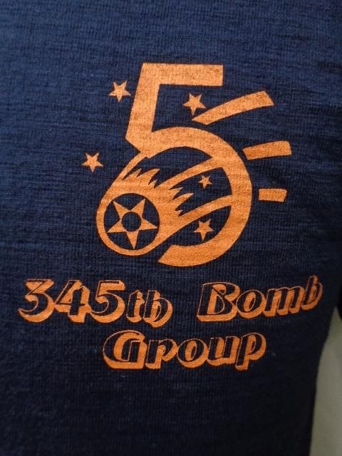 バズリクソンズ SLUB YARN T-SHIRT ”345th BOMB.GROUP” BR79565