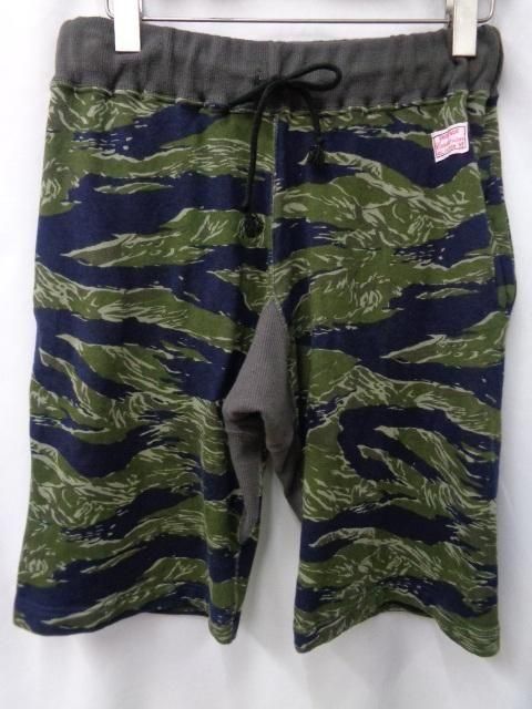 クッシュマン CUSHMAN MINI PILE SWEAT SHORTS 26872 タイガー