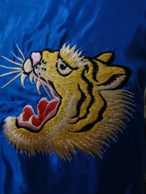 BAYCANT 美品 日本限定ワシ スカジャン vintage unisex テーラー東洋 スカジャン ”WHITE TIGER” × ”GOLD DRAGON