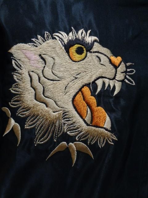 BAYCANT 美品 日本限定ワシ スカジャン vintage unisex 未使用 Japanese ワシ 日本限定 スカジャン unisex サテン 美品