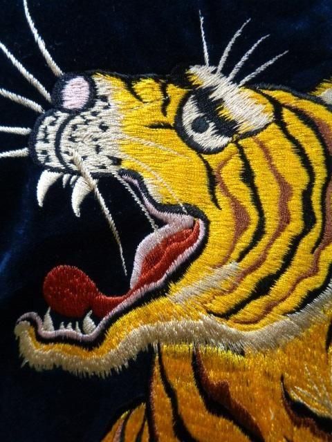 テーラー東洋 別珍(べっちん)スカジャン TT15792-11“ROARING TIGER