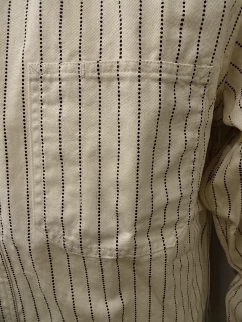シュガーケーン/ホワイトウォバッシュストライプワークシャツ/SIZE 16 SUGAR CANE SUGARCANE シュガーケーン ウォバッシュワークシャツ