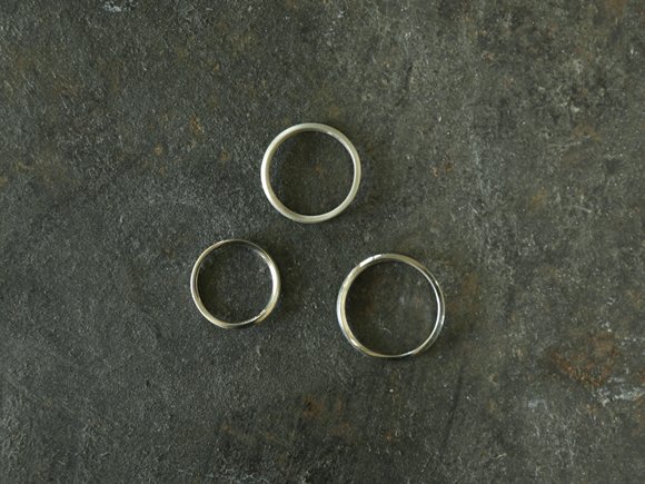 _ DAN TOMIMATSU　/　Rubber Band Ring　/　 silver 925