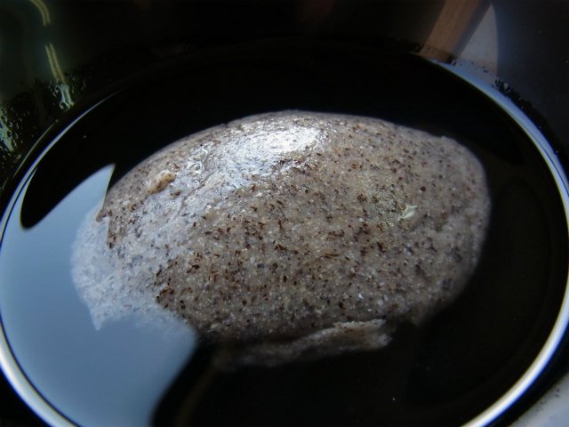 玄挽き｜石臼挽きそば粉の調理例、そばがき。