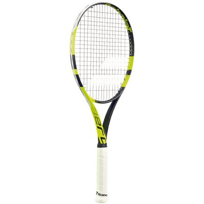 テニスラケット バボラ ピュア アエロ 2015年モデル (G3)BABOLAT PURE AERO 2015297ｇ張り上げガット状態