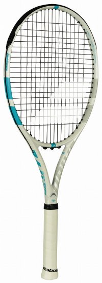 Babolat Drive G Lite White バボラ ドライブG ライト ホワイト 2018年モデル - テニス商品専門店「ファインコム」　 テニスラケット・テニスガットが常に激安・安値、当店でしか手に入らない日本未発売・入手困難モデルも多数取り揃え