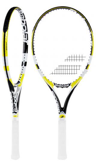 元グリップ交換済み付属品テニスラケット バボラ ドライブ ゼット ミッド 2013年モデル【一部グロメット割れ有り】 (G1)BABOLAT DRIVE Z MID 2013
