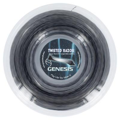 GENESIS TWISTED RAZOR 660' Reel 16L Black,Tennis Racket String 