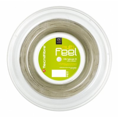 Tecnifibre Multi-Feel 16G Reel Natural テクニファイバー マルチフィール 16G リール ナチュラル -  テニス商品専門店「ファインコム」　テニスラケット・テニスガットが常に激安・安値、当店でしか手に入らない日本未発売・入手困難モデルも多数取り揃え