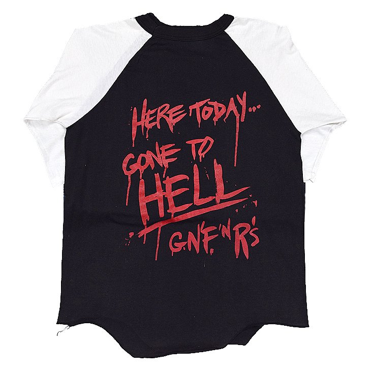 1991 Guns N Roses ガンズアンドローゼズ Here Today Gone To Hell ヴィンテージtシャツ Xl 神戸元町 古着屋 ヤング衣料店 通販オンラインショップ
