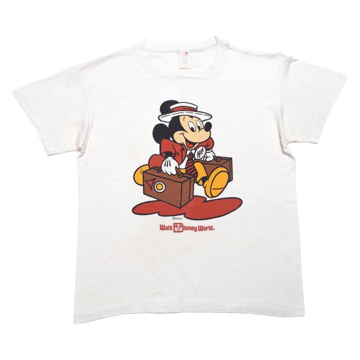 70 S Mickey Mouse ミッキーマウス Walt Disney World ディズニーオフィシャル ヴィンテージtシャツ Xl 神戸元町 古着屋 ヤング衣料店 通販オンラインショップ