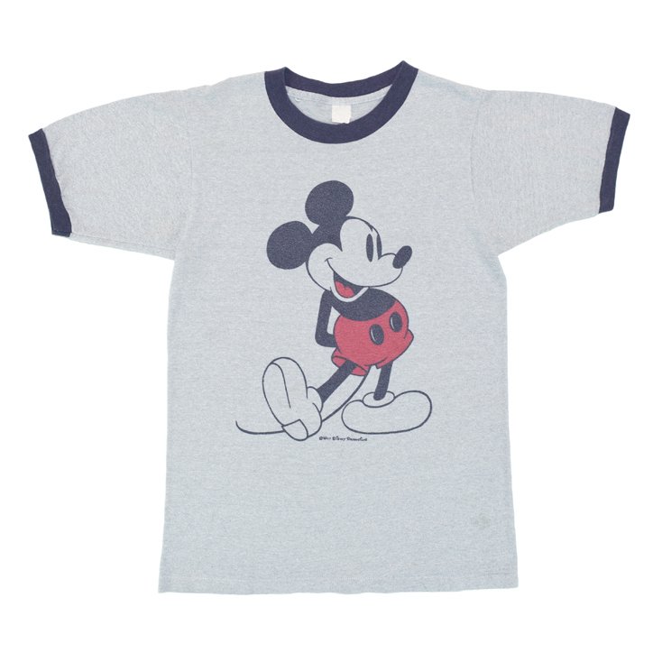 絶妙なデザイン Tシャツ ディズニー ミッキーマウス ビンテージ Tシャツ カットソー 半袖 袖なし Ecomix Ge