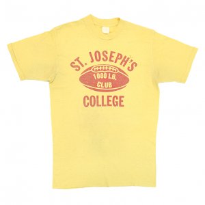 <img class='new_mark_img1' src='https://img.shop-pro.jp/img/new/icons12.gif' style='border:none;display:inline;margin:0px;padding:0px;width:auto;' />70'S UNKNOWN ST.JOSEPH'S COLLEGE 3段プリント ヴィンテージTシャツ 【L相当】