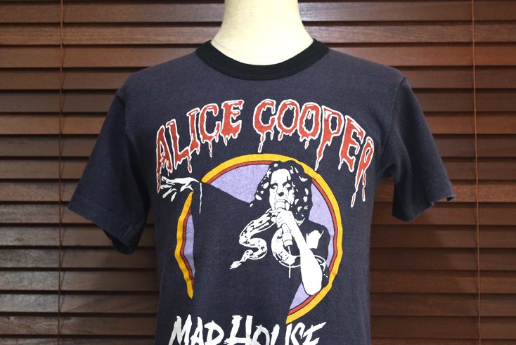 年代80年代激レア　80s アリスクーパー　ヴィンテージ半袖バンドTシャツ　バンT USA製