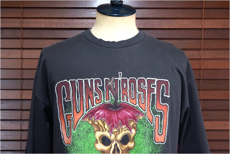 91 93 Guns N Roses ガンズ ローゼズ ヨーロッパツアー ヴィンテージtシャツ 神戸元町 古着屋 ヤング衣料店 通販オンラインショップ