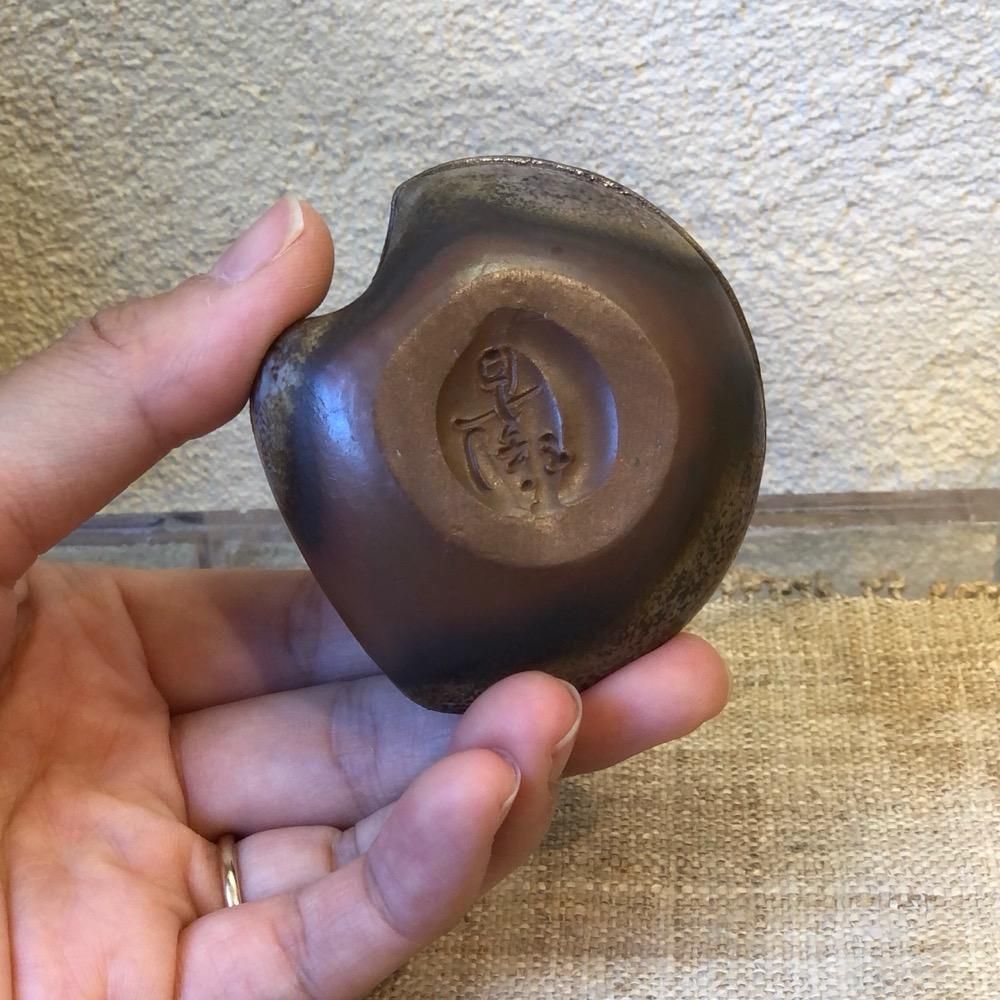 備前焼　小西陶古作香合 合わせ街の香合 - 備前焼 窯元 小西陶古