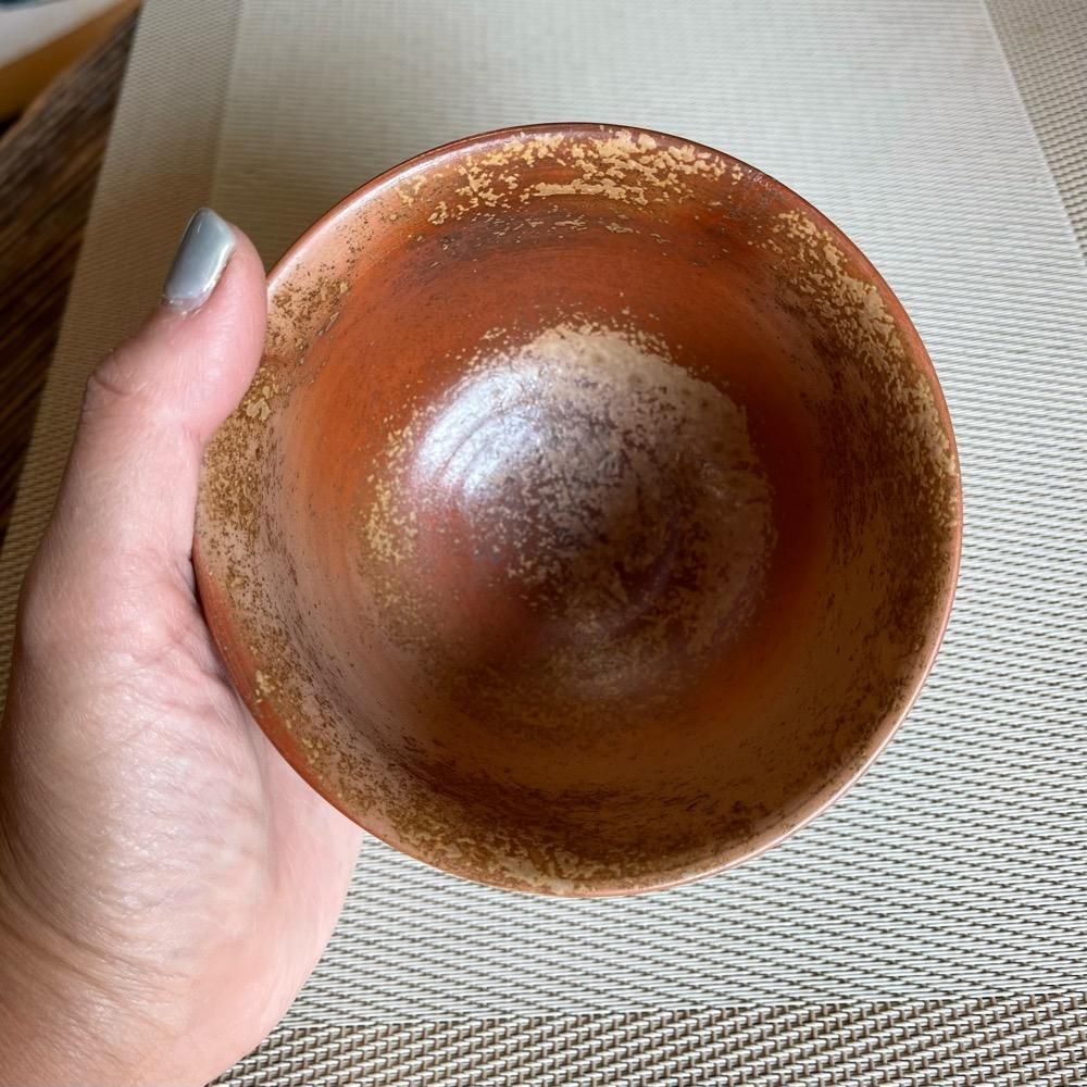 緋襷みがき抹茶茶碗 - 陶古窯オンラインショップ