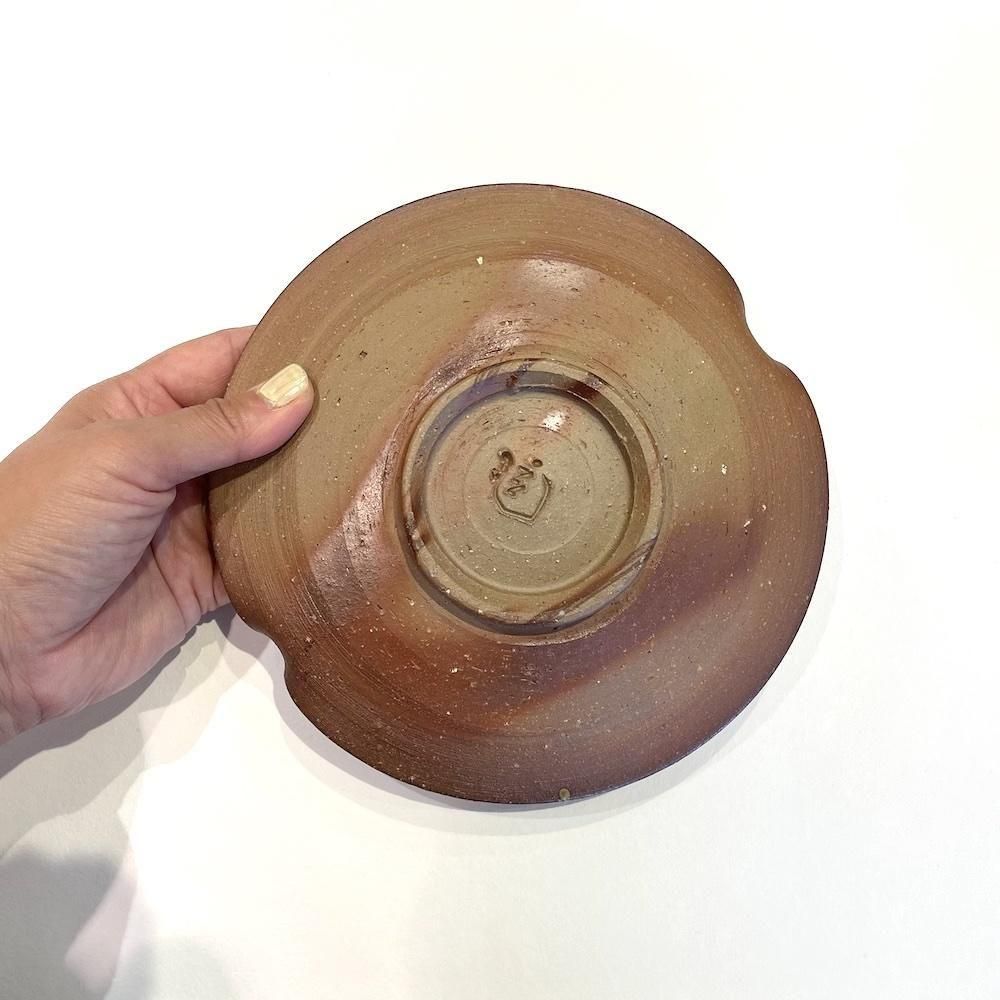 備前焼、小西陶古の皿 小西陶藏】18cm皿 - 陶古窯オンラインショップ