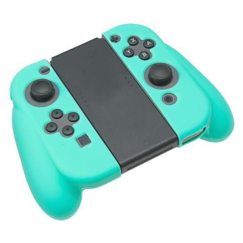 Cyber シリコンカバー Switch Joy Conグリップ用 ライトグリーン サイバーガジェットオンラインショップ