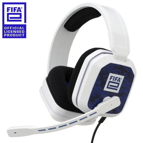 FIFAe公式ライセンス商品】FIFAe ゲーミングヘッドセット〈ホワイト