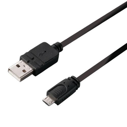 CYBER・USB2.0コントローラー充電ケーブル4m（PS4用）〈ブラック