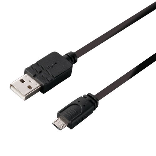 CYBER・USB2.0コントローラー充電ケーブル4m（PS4用）〈ブラック〉 -