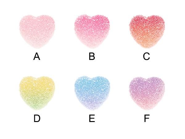 未使用 カラフルHeartリボンクリップSet キャンディ シュガー