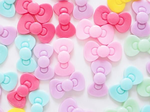 デコパーツミニサイズキティリボンをお探しなら