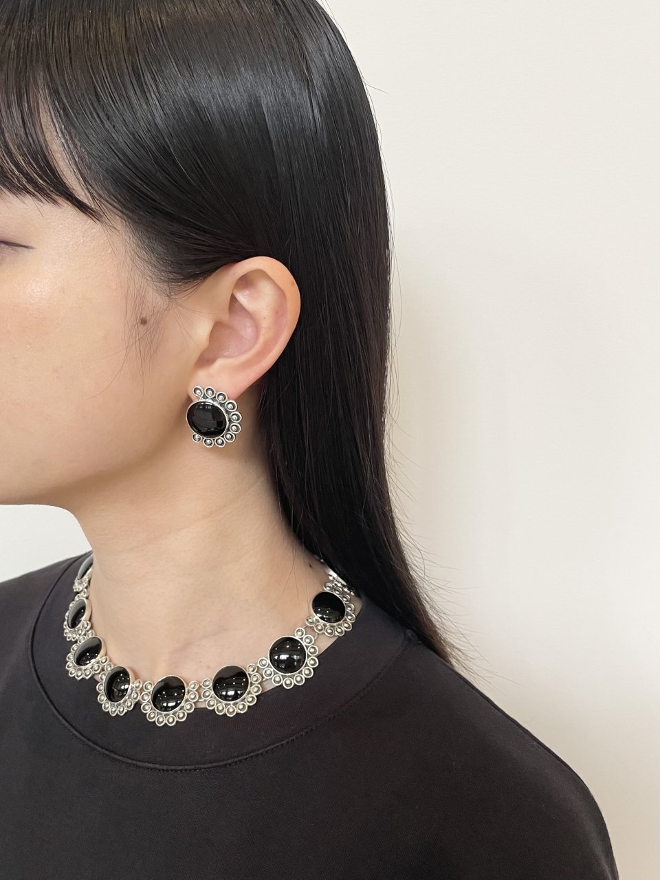 petite robe noire ピアス　フラワー