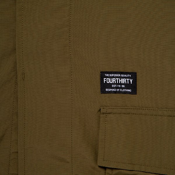 430 / fourthirty nylon bdu jacket w/emb 安価 marxismo.mx