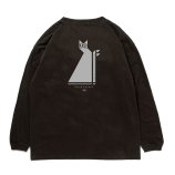 NF LUCKY CAT L/S TEE [ナツヒデ ラッキー キャット ロングスリーブ ティー]