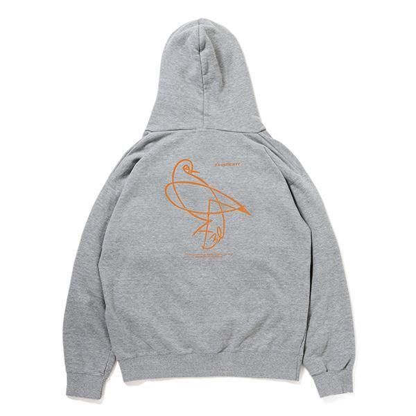 DESCENT パーカー Starting Over パーカー pigment graphic embroidery zip hoodie