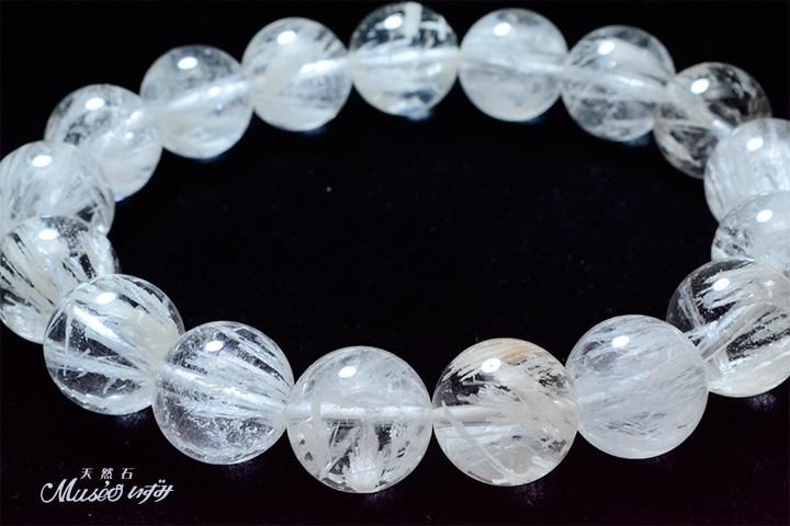 超希少石 エンジェルフェザーインクォーツ5A 12～12.5mm - 石川県金沢 