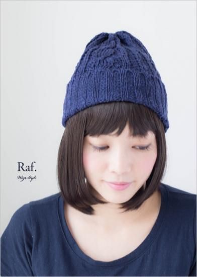 mite ケーブル編み えん帽子 Mサイズ mite ケーブル編み えん帽子 Mサイズ