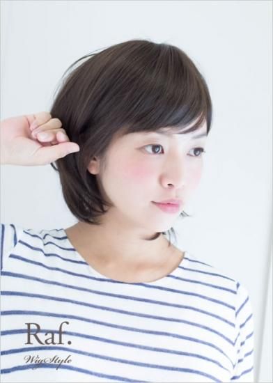 フルウィッグ-【小さいウィッグ】王道ナチュラルショート-ダーク