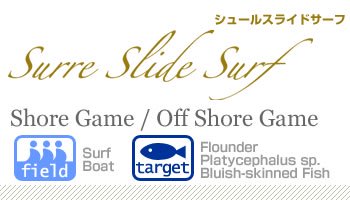【アクアライズ】Shore Game / Off Shore Game シュールスライドサーフ