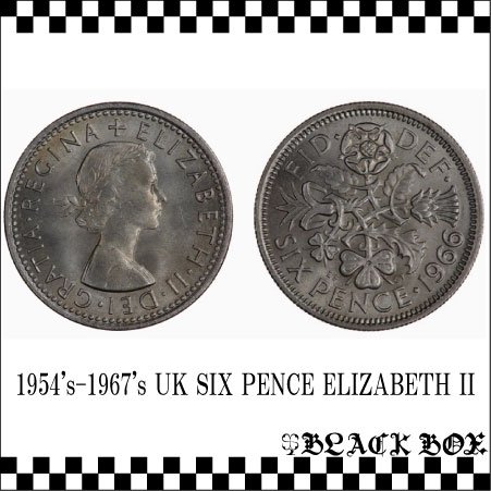 sixpence 6pence 6ペンス lucky coin ～ 山形 BLACKBOX