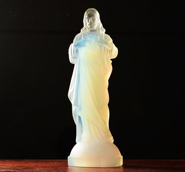 超可爱の 聖母マリア像 オパールセント キリスト キリスト像 エトリング オパールセント エドモンド エドモンド エトリング ETLING フランス 
