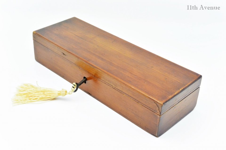 イギリス【アンティーク】 鍵付木製ボックス - 西洋アンティーク 11th